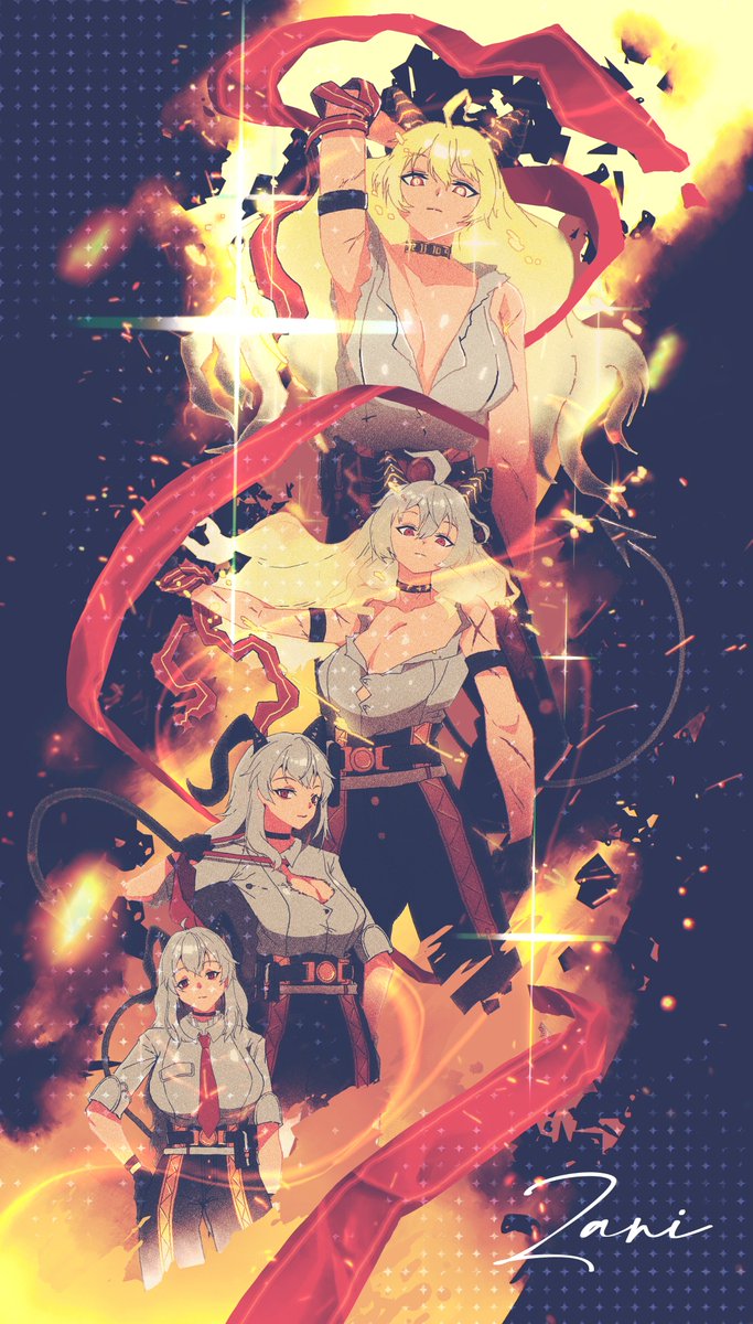 sj0511's tweet photo. Zani — a transformation in one illustration. 🔥

#WutheringWaves #Zani https://t.co/MGlPPVRc6R