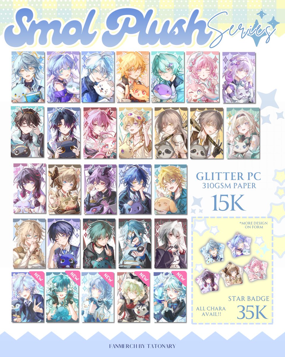 Tatonary's tweet photo. (🔁 &amp;💙 appreciated!!) 
My #CF23 PO is open 🫶✨

[GIVEAWAY 🎉🎉]
Like + RT + tag 1 friend  for join
[Get 150k merchs]

Info :
 ★ 26 Sept - 4 Oct
 ★ Booth V-47 both days
 ★ ship from jkt 
 ★ GOs DM
⤵️🔗 form &amp; more merchs

 ★[ HSR, Genshin,ALNST , Miku]
#comifuro23

[1/4] https://t.co/voKYtQnQgf