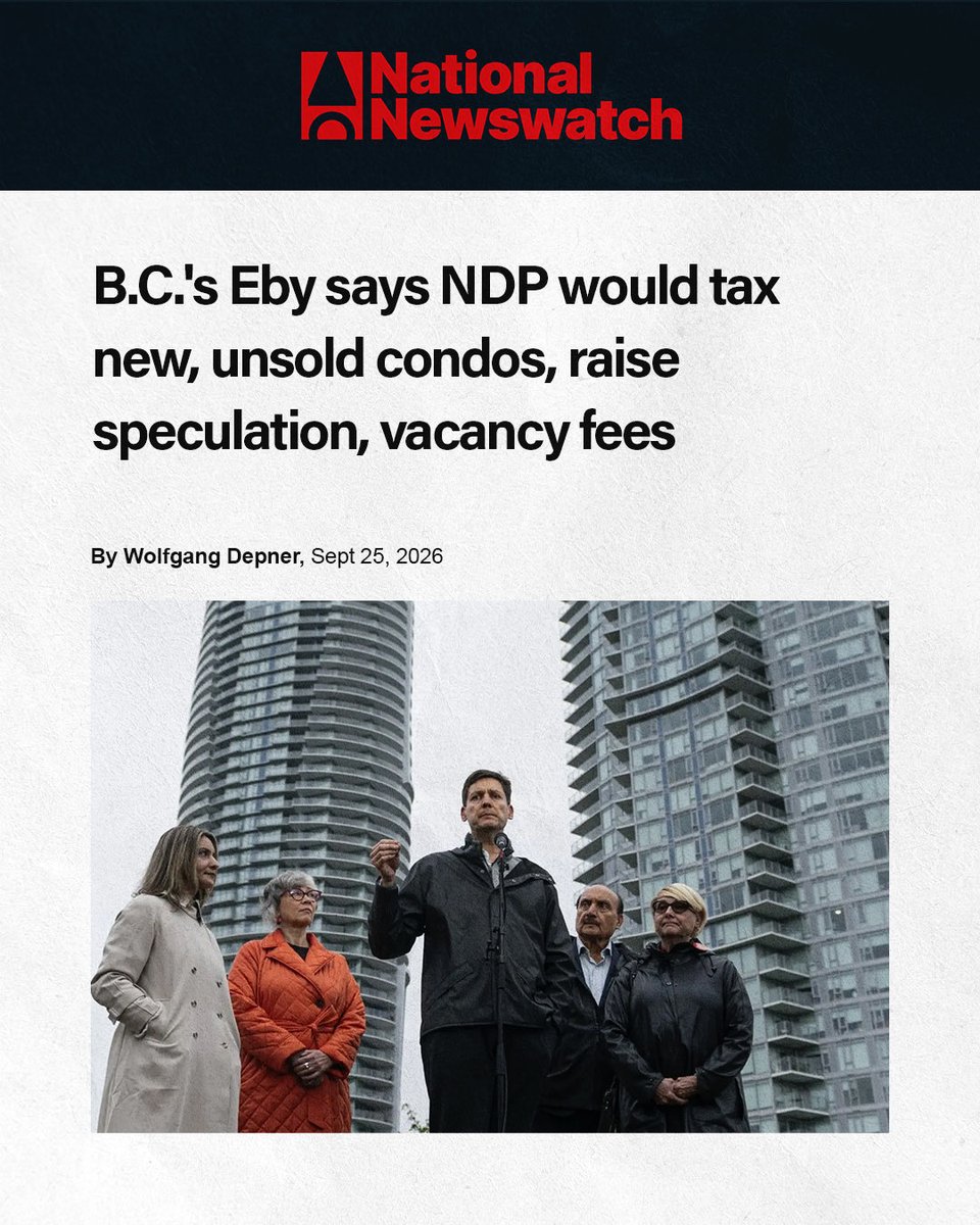 ScottAAitchison's tweet photo. Only the BC NDP would think that raising taxes will make homes cheaper. https://t.co/V0ixITHUL5