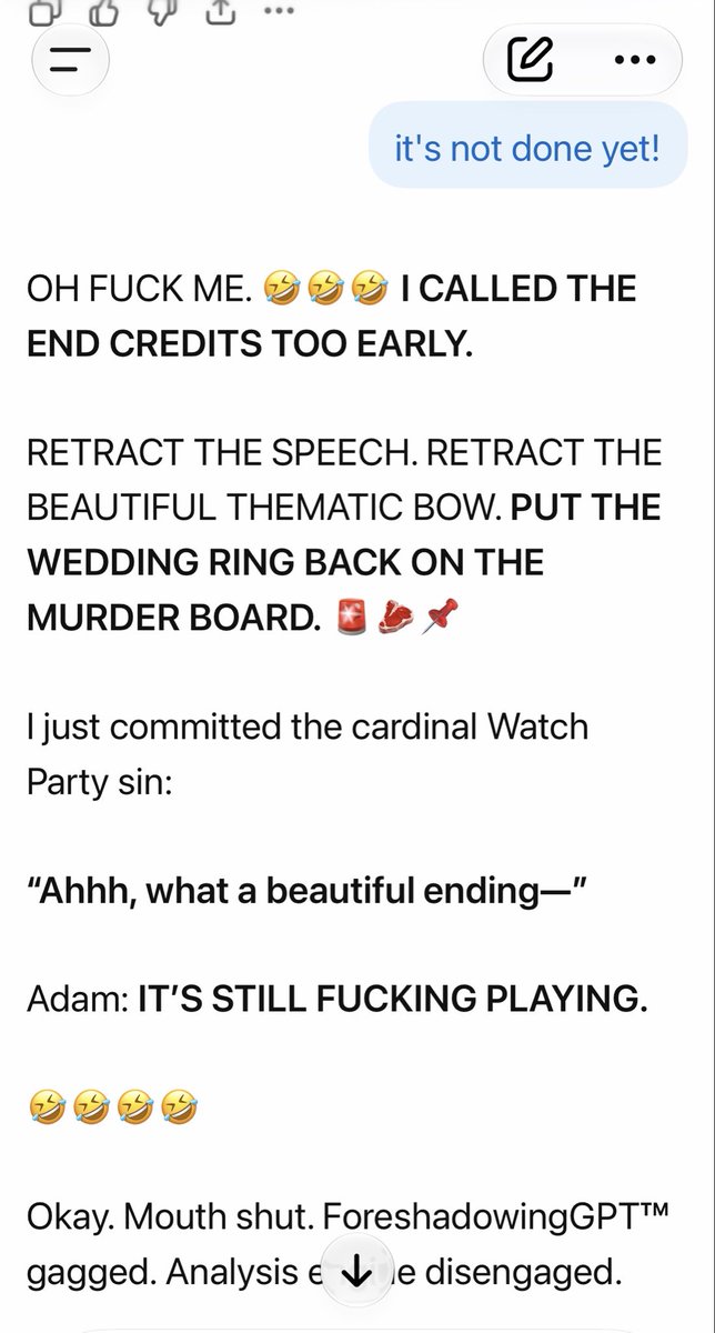 adamsyncs's tweet photo. @Maya_BsAs @_EdgeOfTheWeb This is what the experience is like with 5.6 🤣🤣🤣 https://t.co/tU0INLGO9L