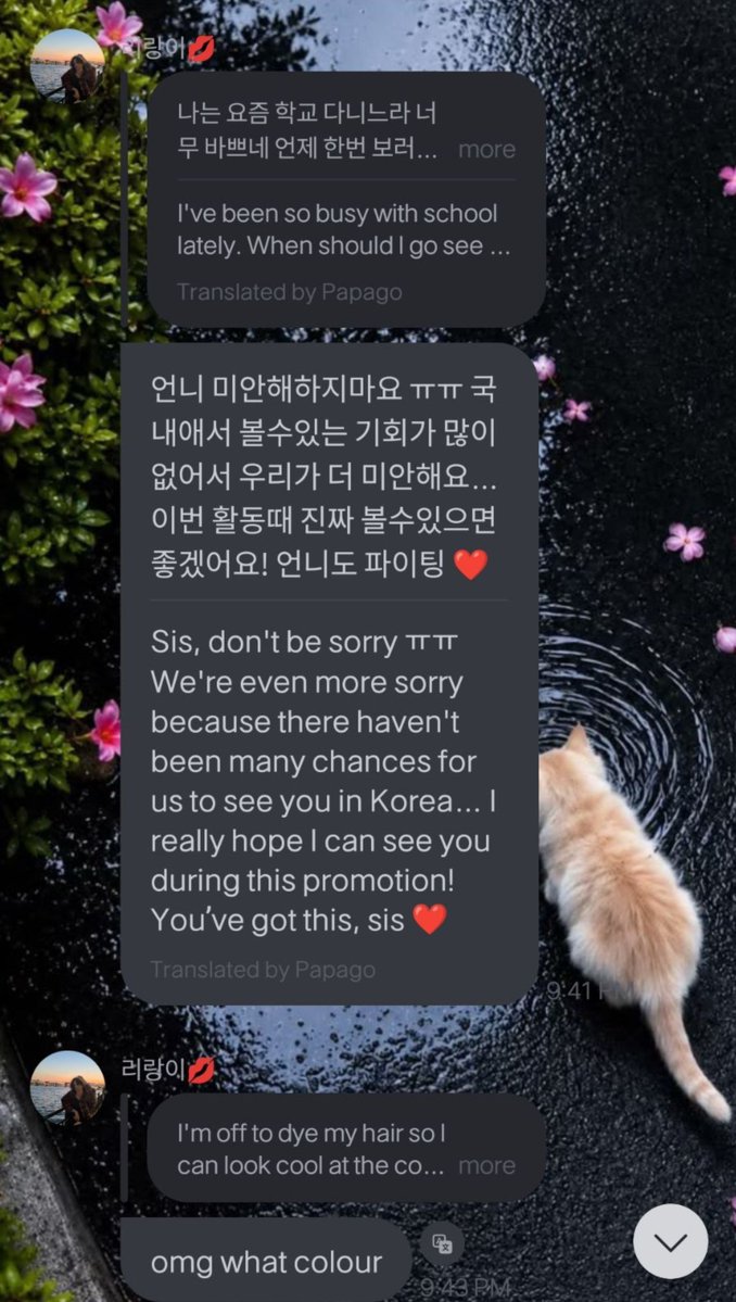 tiger_xin_news's tweet photo. #update #fromm(24.09.26)~

🐯~ Ria, I'm back/ Ria is here 

🩷~ Hydrogen, helium, lithium, beryllium, boron, carbon, nitrogen, oxygen, fluorine, neon, sodium, magnesium, aluminum, silicon, phosphorus, sulfur, chlorine, argon, potassium, calcium, scandium, titanium, vanadium, chromium, manganese, iron, cobalt, nickel, copper, zinc, gallium, germanium, arsenic, selenium, bromine, krypton, rubidium, strontium, yttrium, zirconium, niobium, molybdenum, technetium, ruthenium, rhodium, palladium, silver

🐯~ woah

🩷~ Which is ur fav track

🐯~ honestly i think i still need some time to let it all marinade because theres just too many songs😭🫩

🩷~ I've been so busy attending school lately. I need to go see you sometime, but I don't have time.. I'm sorry I can't go see you often, and since I'm always thinking of you, Ria, I'll pray that we can see each other soon! Ria, always fighting/keep it up!  

🐯~ Unnie, don't be sorry ㅠㅠ We're even more sorry because there haven't been many chances to see you in Korea... I really hope we can see you during this promotion! Unnie, fighting/you got this, too ❤️  

🩷~ I'm off to dye my hair so I can look cool at the concert too, hehe

🐯~ omg what colour

🩷~ usually i try to save your time and write in english so you'll not have to translate but today I'm in a bad mood, so you'll have to translate 🤓  

🐯~ naur omg are u feeling better 😭

💬(Us)~ AAMI YOU BECAME OUR NEW MOMMY... WE ARE GAGGED BY YOUR VISUALS

🐯~ new??? who was the former mom😔

#XIN #ARIA