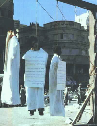 50YearsAgoLive's tweet photo. Four Palestinian militants seize the Hotel Semiramis in Damascus, Syria, and take 90 guests and employees hostage. 

The Syrian Army storms the building and captures three of the four terrorists alive, but four hostages are killed and 34 are wounded in the crossfire. 

The three captured militants are lynched outside the hotel and their bodies are left to hang.