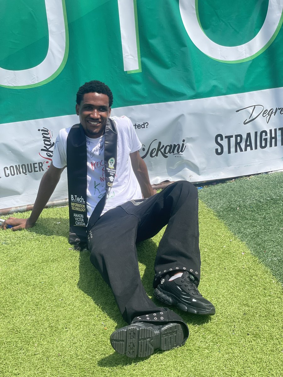 victorcamaobi's tweet photo. Finally, I’m done with my exams. I signed out from FUTO yesterday. https://t.co/nfAsBw7PR4