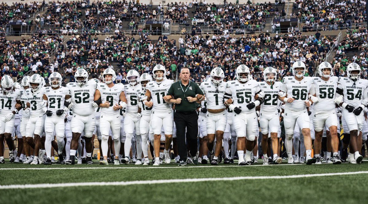 cole__r32's tweet photo. Big Ten Championship push starts today #BeatNebraska #MSUFB https://t.co/qMxlYvRZ1j