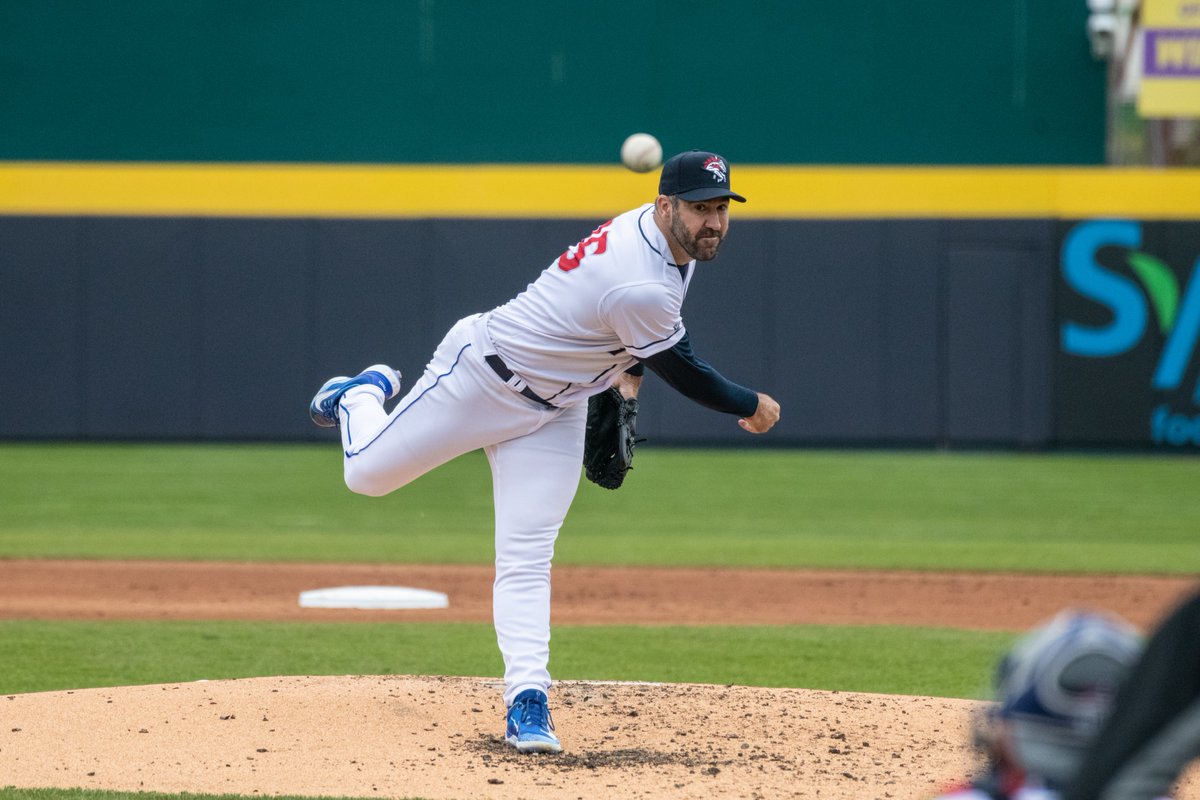 RumblePoniesBB's tweet photo. Congratulations on an incredible career! 👏⚾ 

We wish former Rumble Pony Justin Verlander all the best as he makes the final start of his 21-year career today! 🎠 https://t.co/iwYLjxq0PE