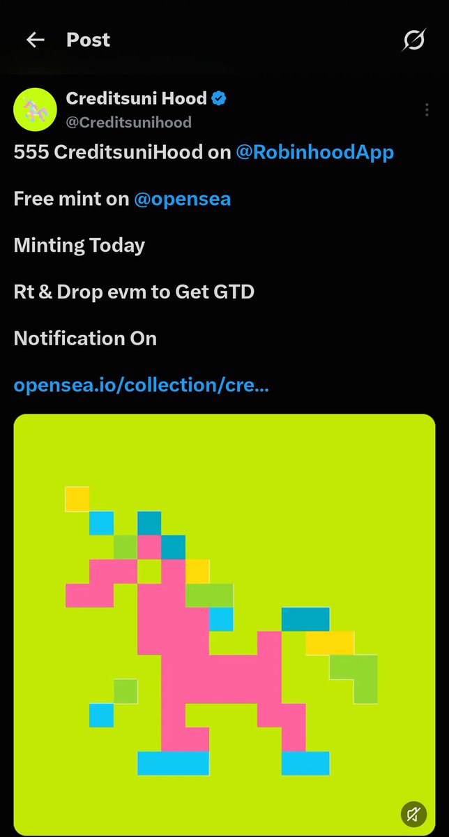 Flowy_Nfts's tweet photo. What's GTD spot for ? @Creditsunihood https://t.co/XwGk5Qrrbn