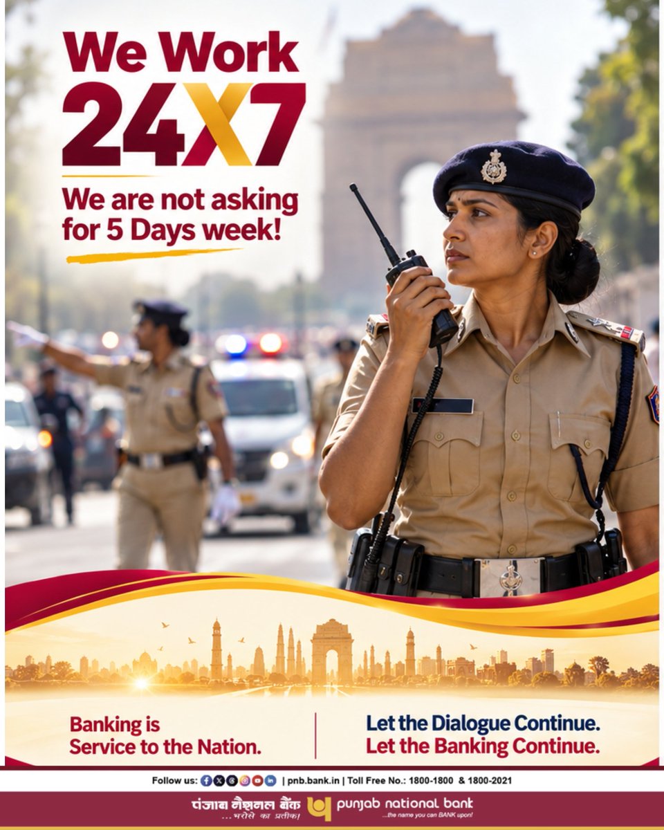 kaleanbhaiya's tweet photo. Team Social Media @pnbindia -  comparing bankers with doctors &amp; police to lick @DFS_India  is unfair.

Yes, essential services work 24×7, but thru shifts, not by making the same employee work 24×7.

Your teams work in shifts too.
Respect every profession, including ur employees https://t.co/zp9Rgmnad2