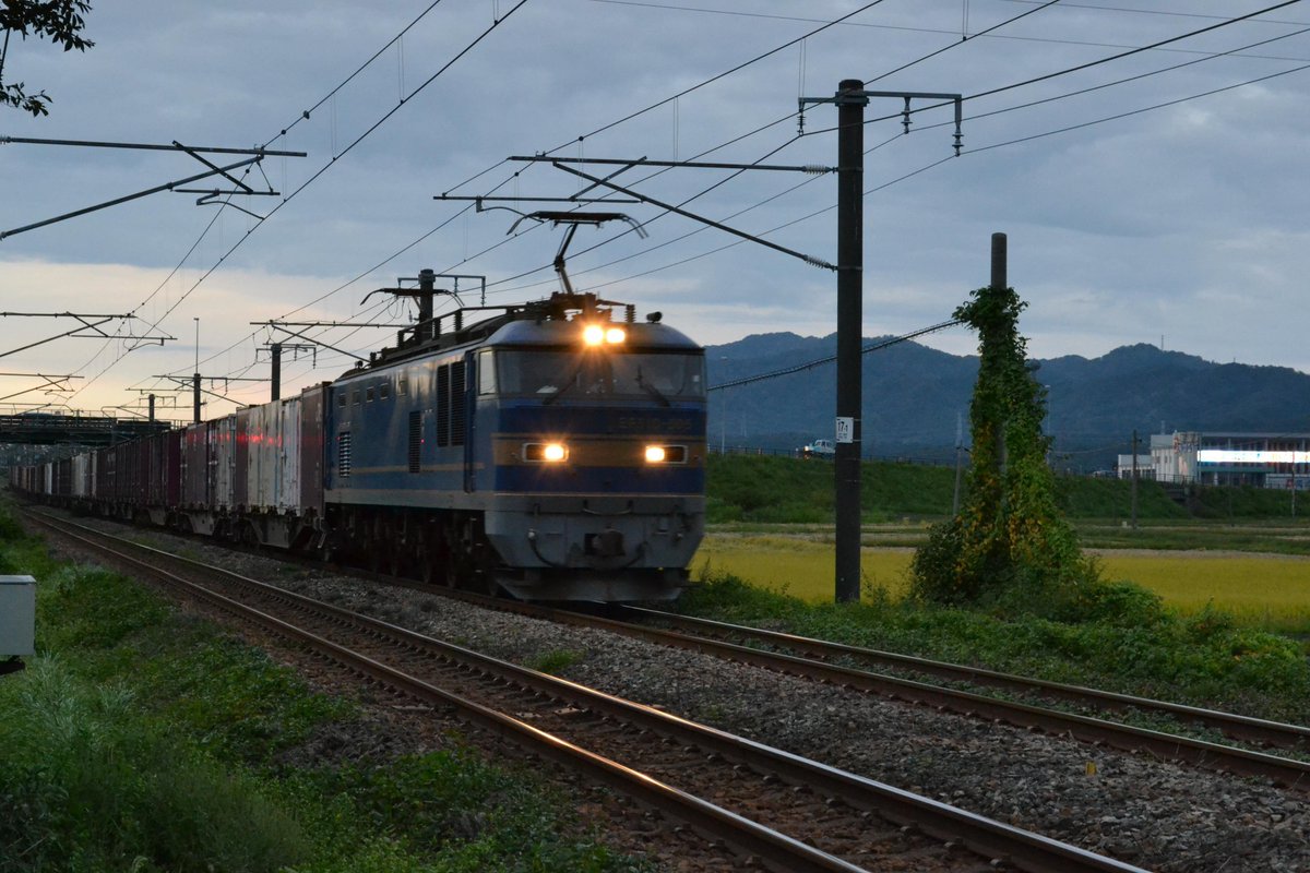 ujw2hp's tweet photo. 今日撮った貨物
#新潟
#新発田
#撮り鉄
#EF510 https://t.co/S5BiTiyEe4