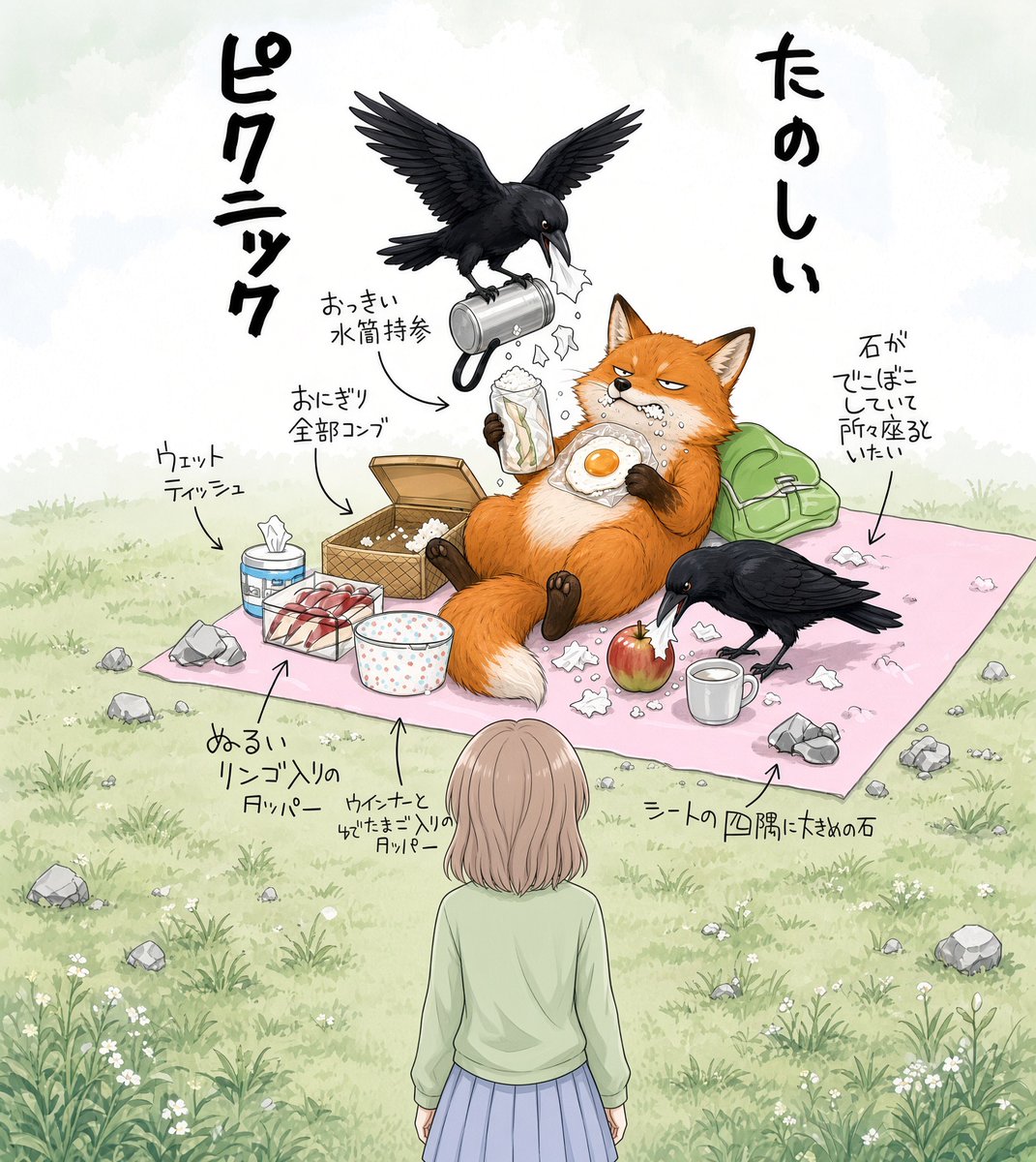 fall_fox_mutsu's tweet photo. たのしいぴくにっく https://t.co/A5CHBm4aAd