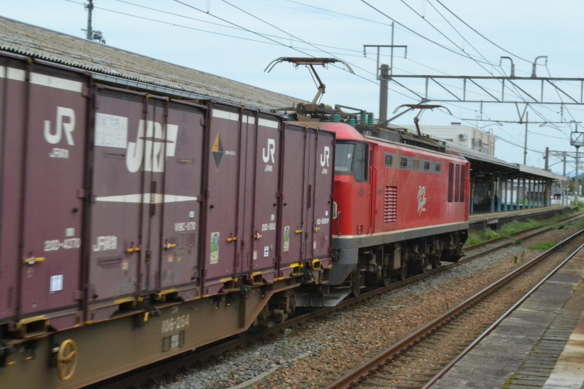 ujw2hp's tweet photo. 今日撮った貨物
#新潟
#新発田
#撮り鉄
#EF510 https://t.co/S5BiTiyEe4