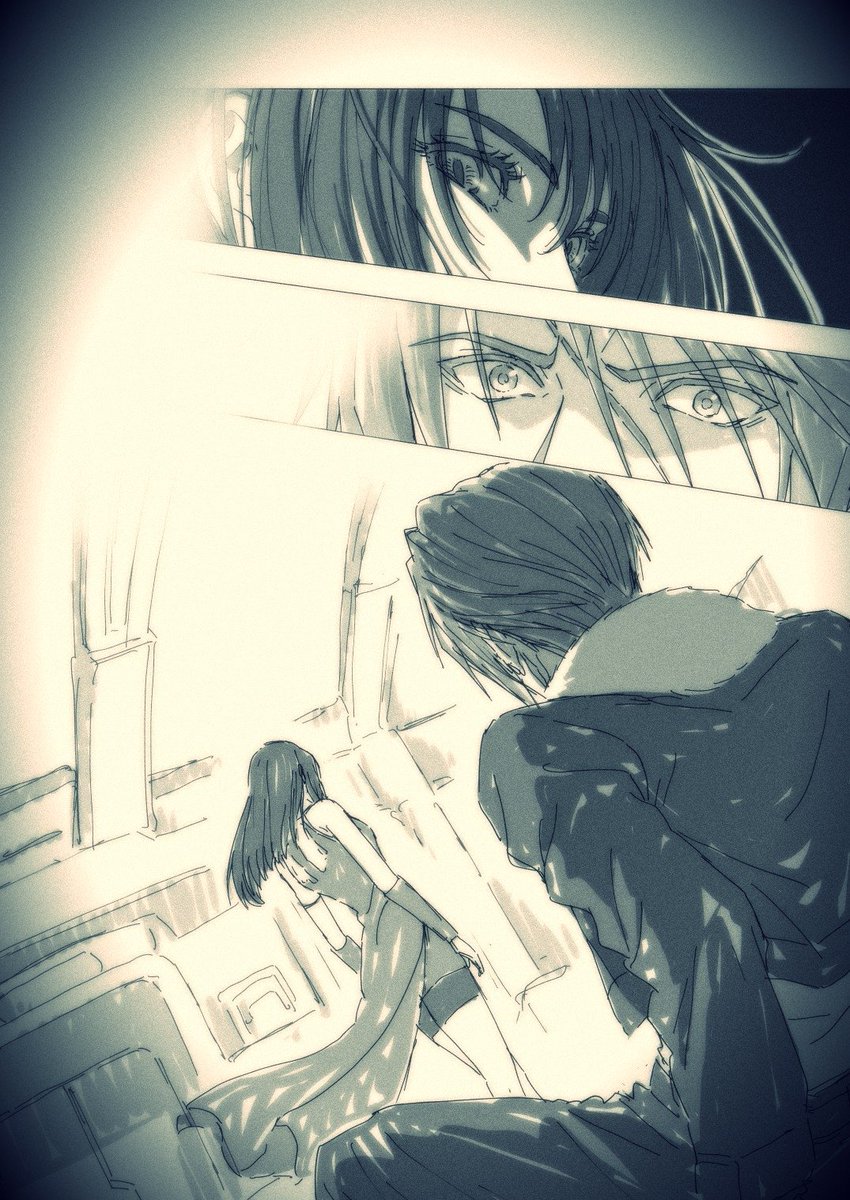 haya_pandaman's tweet photo. これはルナサイドベースで覚醒したときのを描いてみたもの。もっとアルティミシアぽい目にすればよかったな。 https://t.co/L6xxKBIBTT