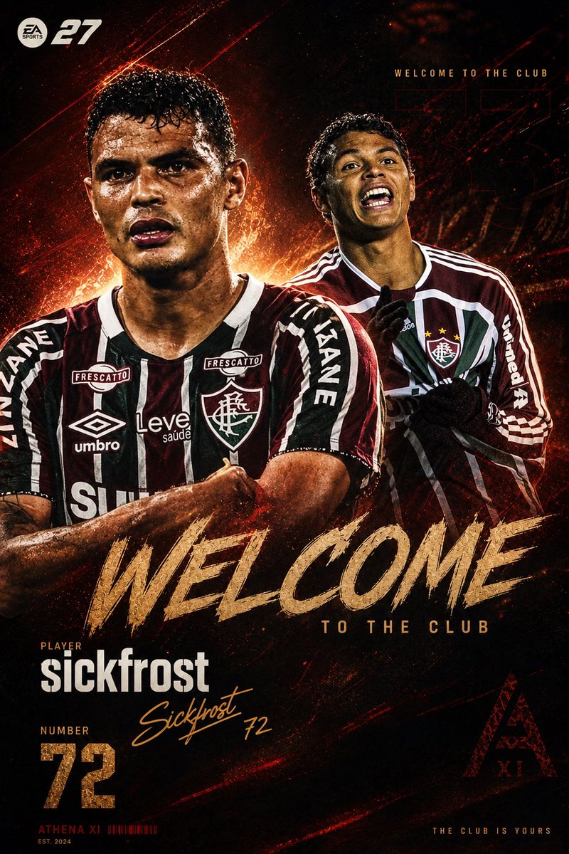 Athena_EAFC's tweet photo. 📝𝑵𝒆𝒘 𝒔𝒊𝒈𝒏𝒊𝒏𝒈!

𝐖𝐞𝐥𝐜𝐨𝐦𝐞 𝐭𝐨 @dvssfrost_ .

#𝐖𝐞𝐥𝐜𝐨𝐦𝐞 #𝐆𝐨𝐀𝐭𝐡𝐞𝐧𝐚 #𝐟𝐜27 https://t.co/daLzCOd60C