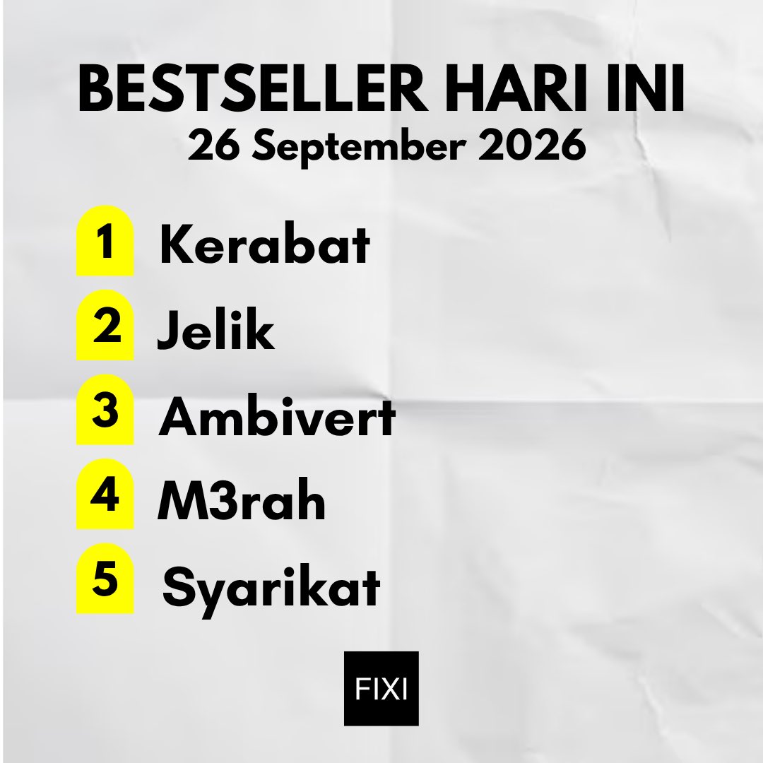 KedaiFixi's tweet photo. Top 5 hari ini. Terima kasih! #DiskaunBerbaloi #LebihBanyakLebihMurah @neddokhan @IsmiFaIsmail @abstrakim @AriffAdlyyy https://t.co/DKqleGE2ew
