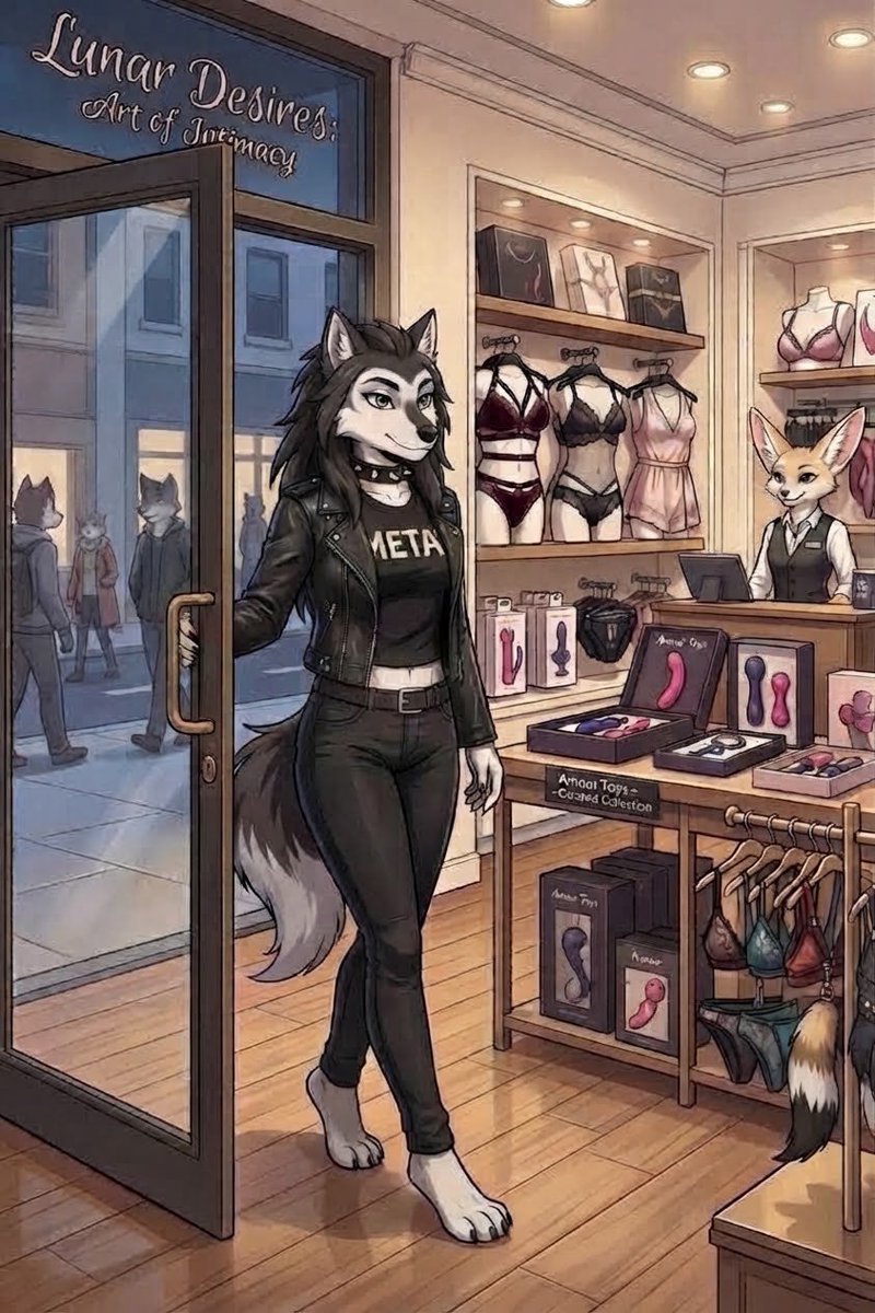 Kaelaclt's tweet photo. Kaela va a una tienda para comprar algo muy especial, preparando una noche íntima y romántica junto a Valeria.
#furry #furrycommunity #furryartㅤㅤㅤ https://t.co/LYbHoj86Cr
