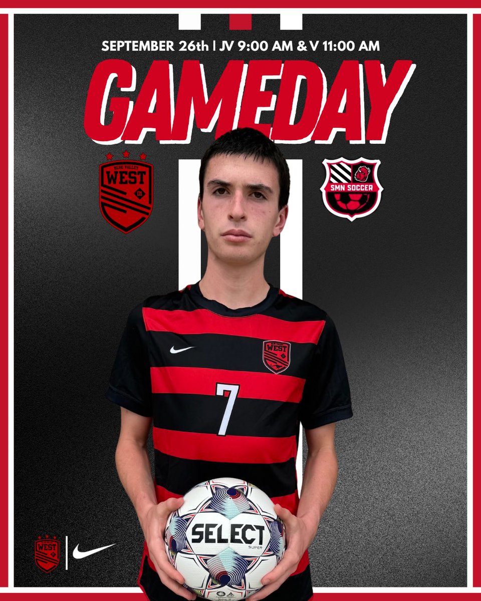 BVWBoysSoccer's tweet photo. GAMEDAY! Today we travel to take on SM North in a JV and V match up. Rise and shine and support our guys! See you all there!
⚽️GAMEDAY⚽️
🆚 @SoccerSMN 
📅 9/26/26
⏰ JV 9:00AM | V 11:00AM
🏟️ SM North Stadium
☀️66°
#Family https://t.co/ZzgLFUeAhz