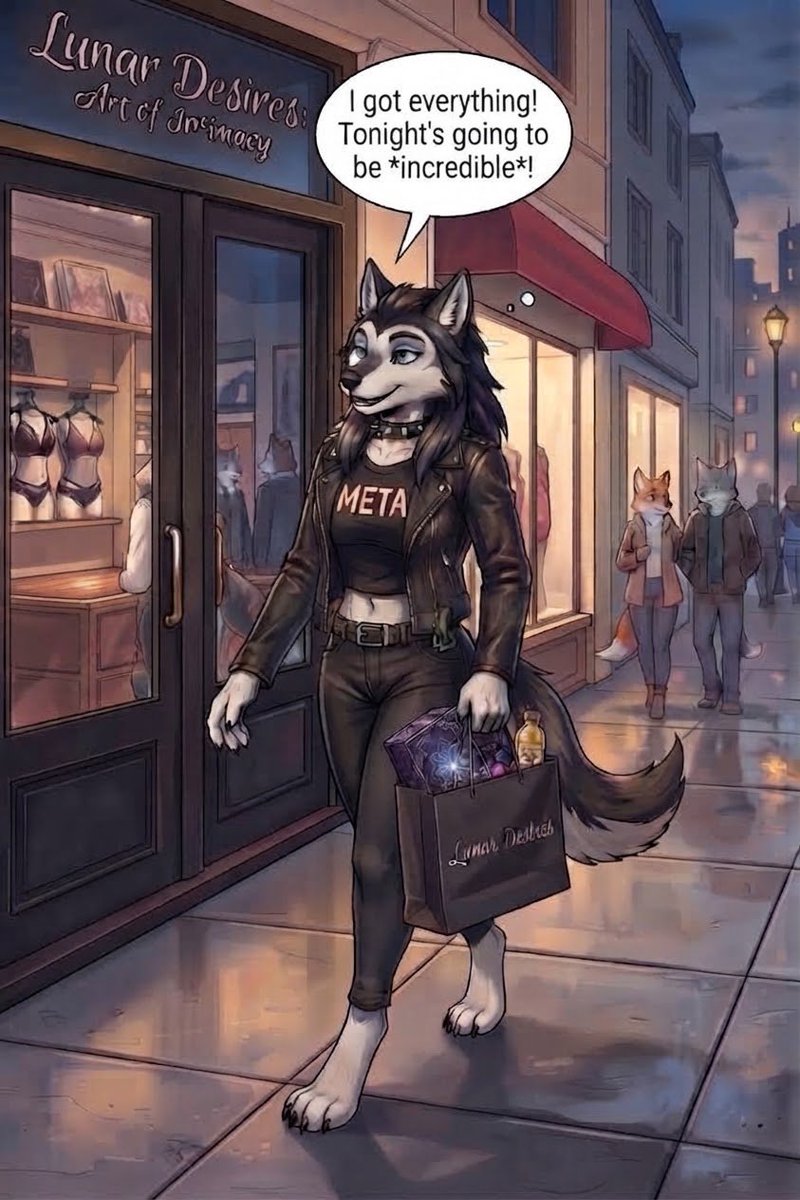 Kaelaclt's tweet photo. Kaela va a una tienda para comprar algo muy especial, preparando una noche íntima y romántica junto a Valeria.
#furry #furrycommunity #furryartㅤㅤㅤ https://t.co/LYbHoj86Cr