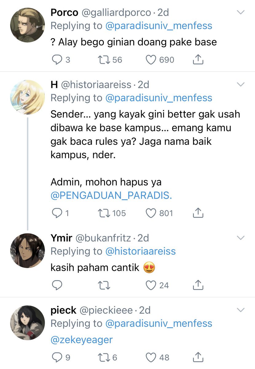 jinxedaces's tweet photo. haikyuu x attack on titan crossover — semi-long college!au fanfiction:

eren ribut sama tsukishima

please read the disclaimer below https://t.co/MeBx9yjWIO