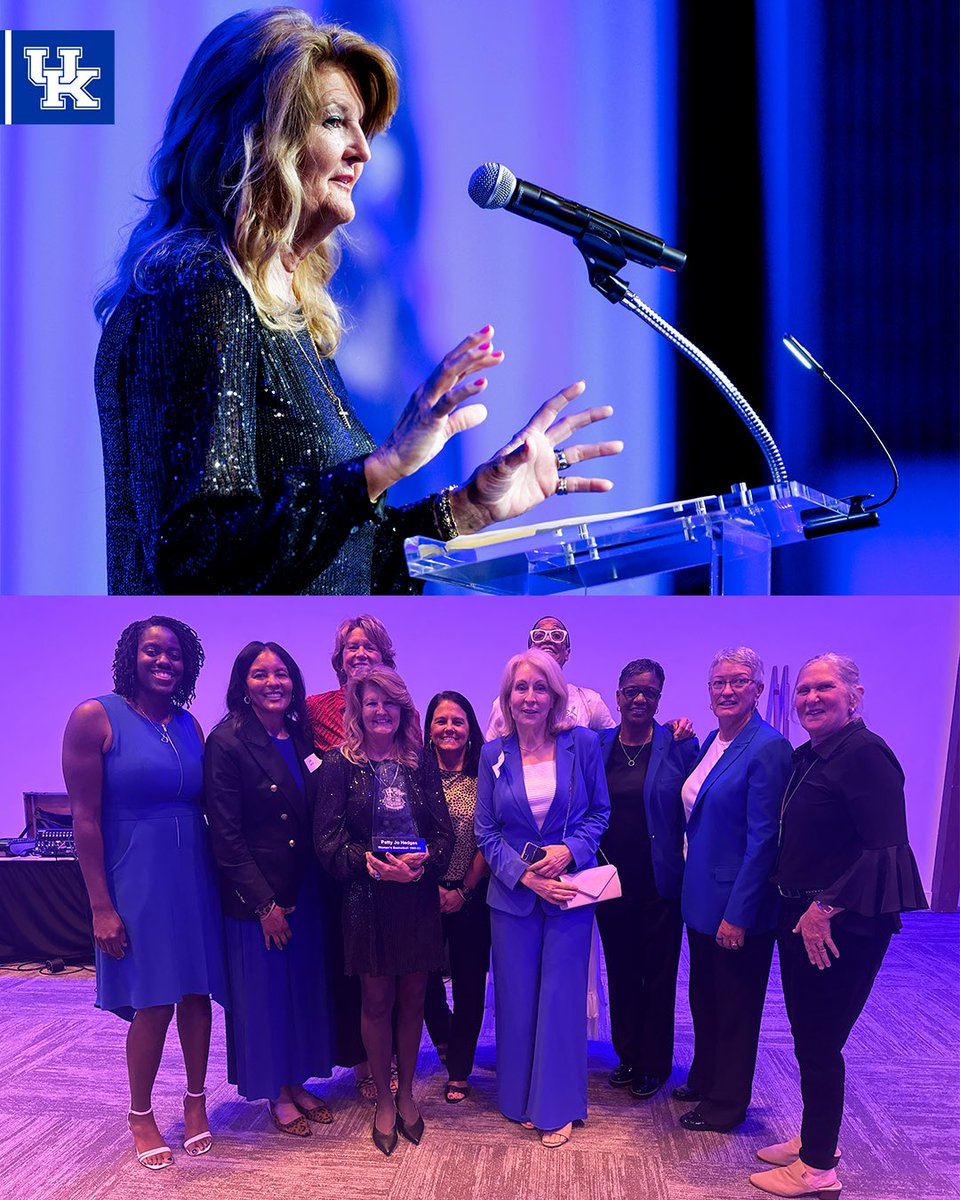KentuckyWBB's tweet photo. Newest UK Athletics Hall of Famer. 💙

Congratulations to one of our own, Patty Jo Hedges-Ward, who we got to celebrate last night! More than deserving! https://t.co/CcdT6rCyHs