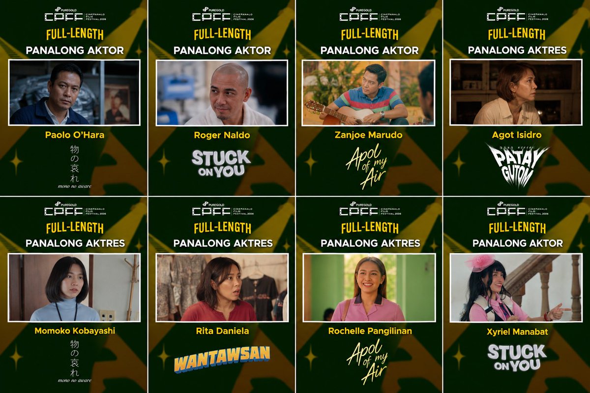 starmometer's tweet photo. Veteran Actors Battle Rising Stars in Puregold CinePanalo Acting Awards

https://t.co/P2OrFUGU4Y https://t.co/mHpzGnaecS