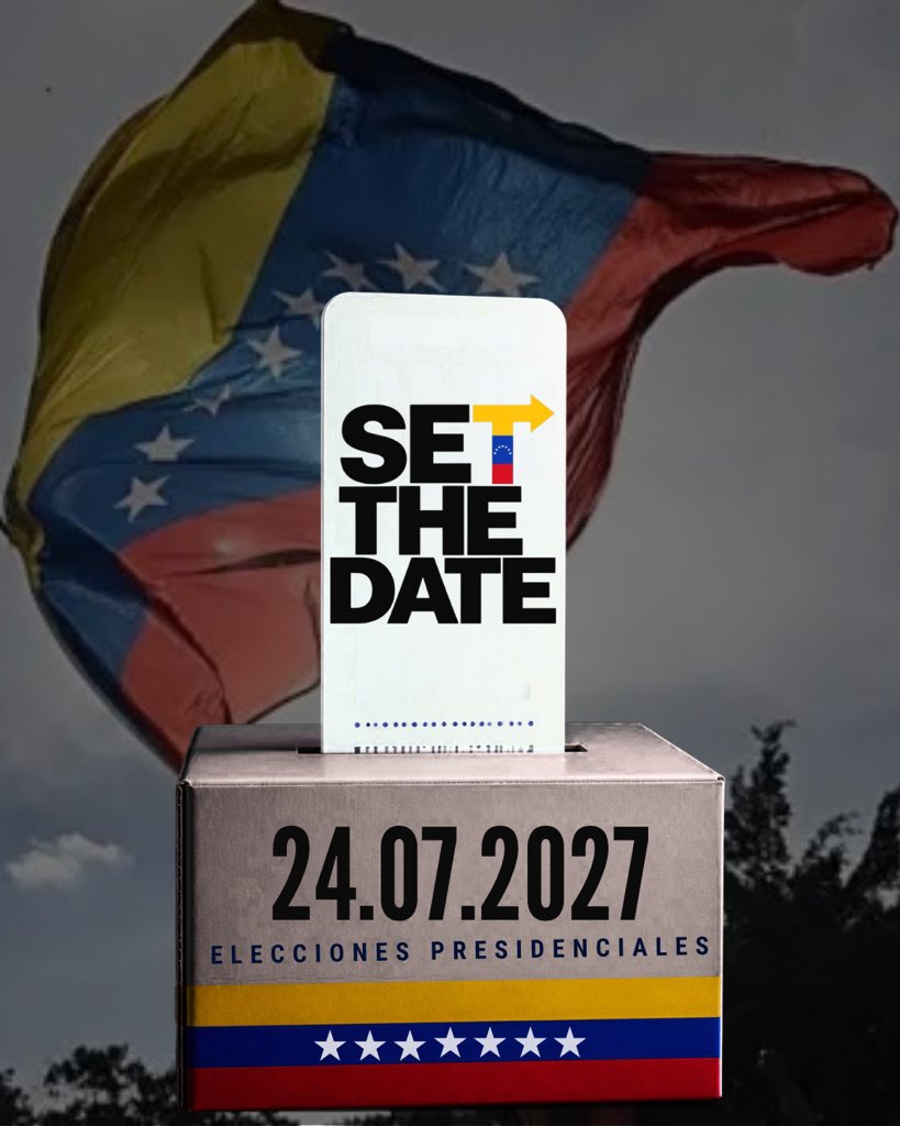 VenteJoven's tweet photo. Los venezolanos estamos listos, es hora de ponerle fecha.
#SetTheDate https://t.co/flVjVYy5rQ