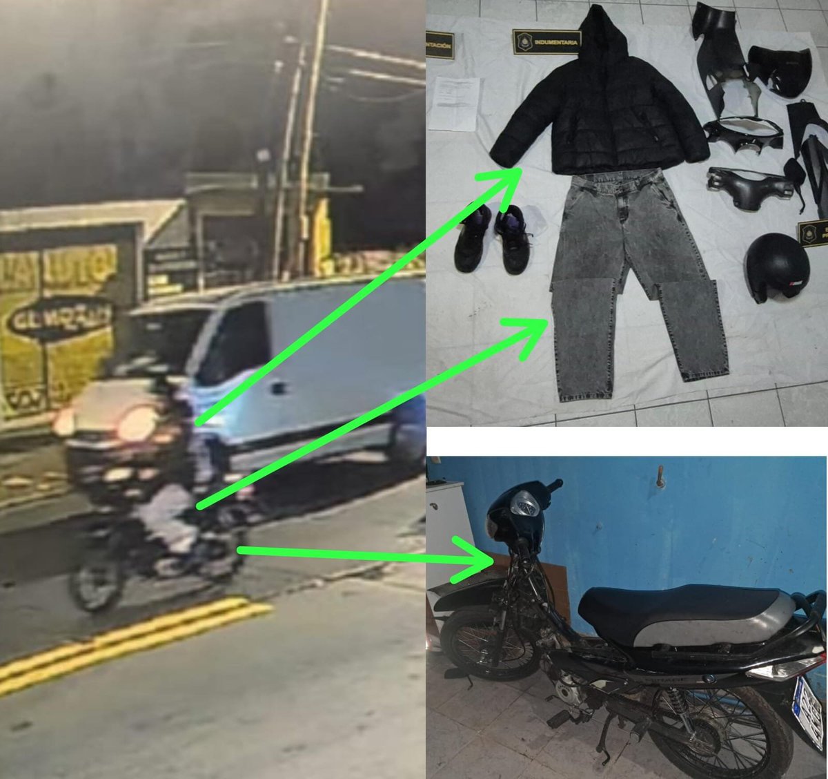 mauroszeta's tweet photo. 🚨 TRAS ANALIZAR CÁMARAS ATRAPARON EN LA CASA DE LA NOVIA A MOTOQUERO QUE ATROPELLÓ UNA MUJER, LA MATÓ Y FUGÓ
- El acusado tiene 19 años y fue capturado por la DDI de La Matanza en Villa Luzuriaga. https://t.co/quvCGJGoAt