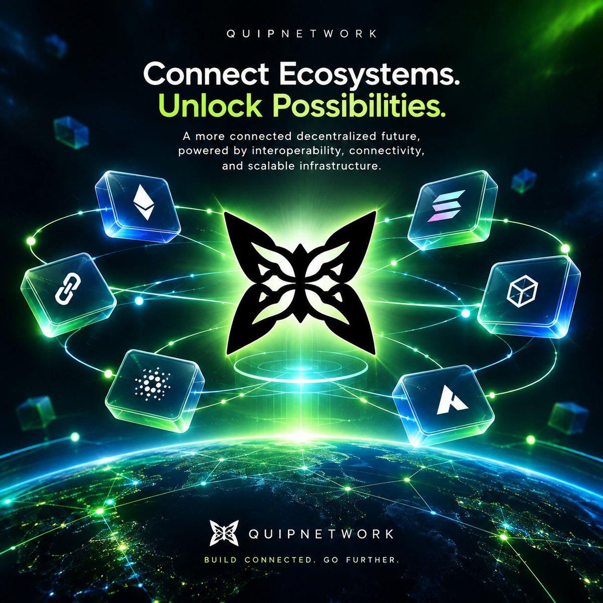 AtixomStudio's tweet photo. The next chapter of Web3 will be built on connection not isolation.

@QuipNetwork is building toward more interoperable decentralized ecosystem where networks can connect, builders can collaborate and scalable infrastructure can unlock new possibilities.

https://t.co/9sIED2Lfql https://t.co/T9RoJ393s3