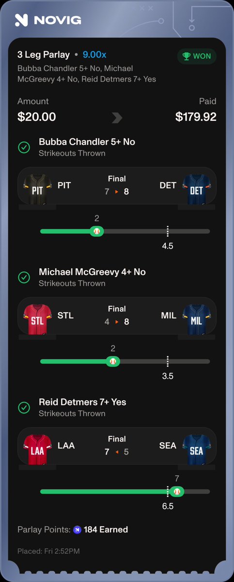 bfordoubleb's tweet photo. Yesterday I made almost $300+ worth of Profit off these 2 slips alone ✅️

NOVIG have one of the most best prices they offer when it comes to Spreads, Moneylines, Total Points v Player Props...
Sign up using my link 👇🏽 https://t.co/TnkQeN7f4b

In a second gonna put out more NOVIG slips.