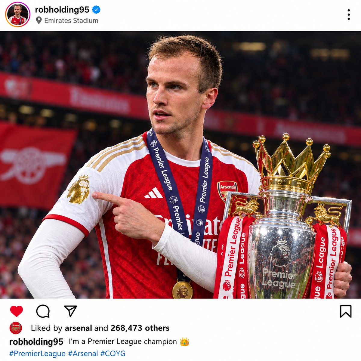 Alarsenalnew's tweet photo. Rob Holding on Instagram 😭❤️ https://t.co/MRtlQ0PKXu