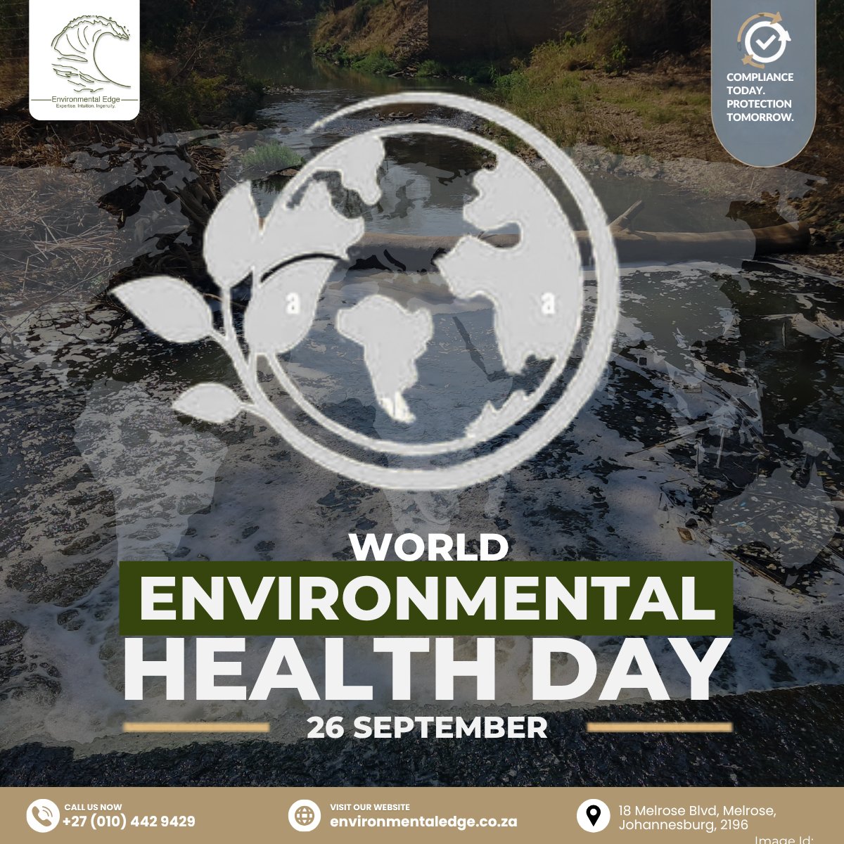 EnviEdge's tweet photo. 🌍 World Environmental Health Day | 26 September
A healthy environment is essential for healthy communities.

#WorldEnvironmentalHealthDay #EnvironmentalHealth #EnvironmentalManagement #Sustainability #EnvironmentalCompliance #PollutionPrevention #HealthyEnvironment https://t.co/oh87kMIHNE