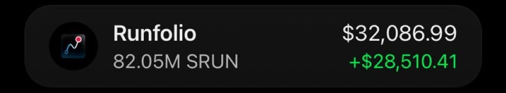 SOLANAMAST9's tweet photo. 🚀 $SRUN is absolutely flying and printing massive gains 🔥📈

If you were in my Alpha Telegram group, you could’ve caught the same move alongside me 👀💰

More plays loading… 🚀
Join the TG and stay locked in. 🔥

CA: GavQxkBXLg9Qwvxgni8SLJAnxLL592j55jVS2fnFpump https://t.co/lIaiYe1PiB