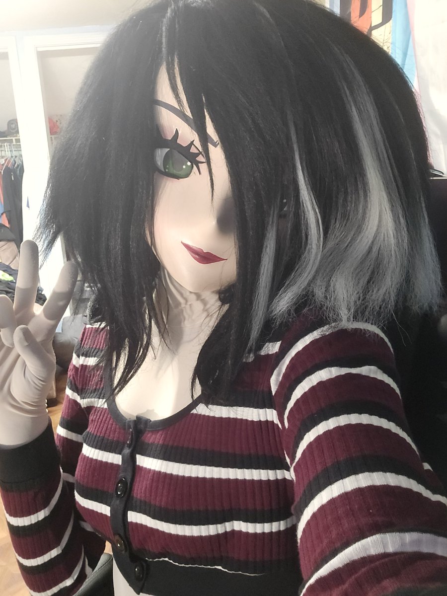 aba_baba_gar's tweet photo. Finally getting some time to kig again! Maybe the weather cooling off isn't so bad after all ^-^ 💜

#kigurumi #kig #animegao https://t.co/uyXtMbr3k0