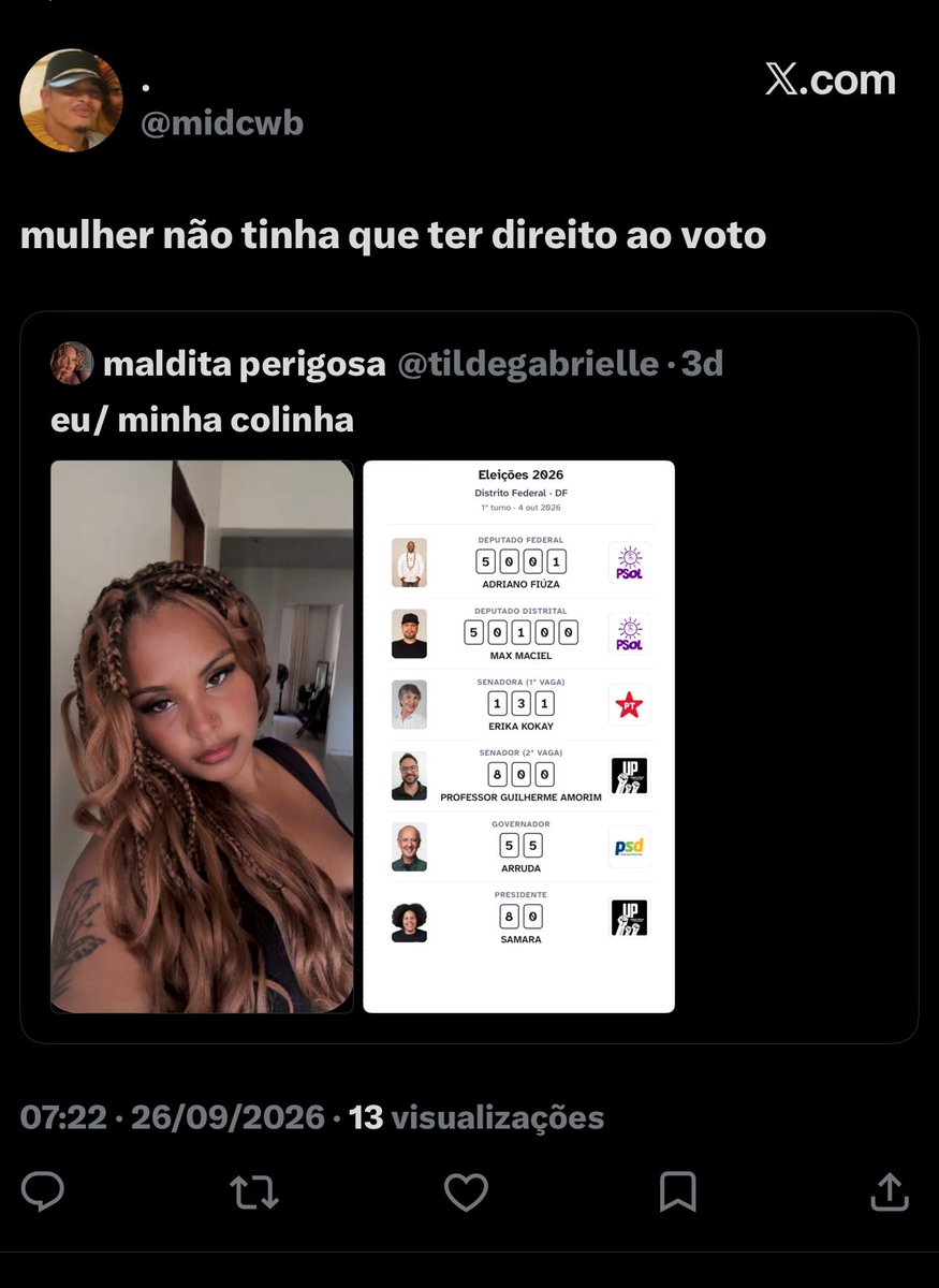 tildegabrielle's tweet photo. realmente a diferença do bolsonarismo e do petismo é que um cheira pó e o outro fuma maconha https://t.co/d8D2ntYdUJ