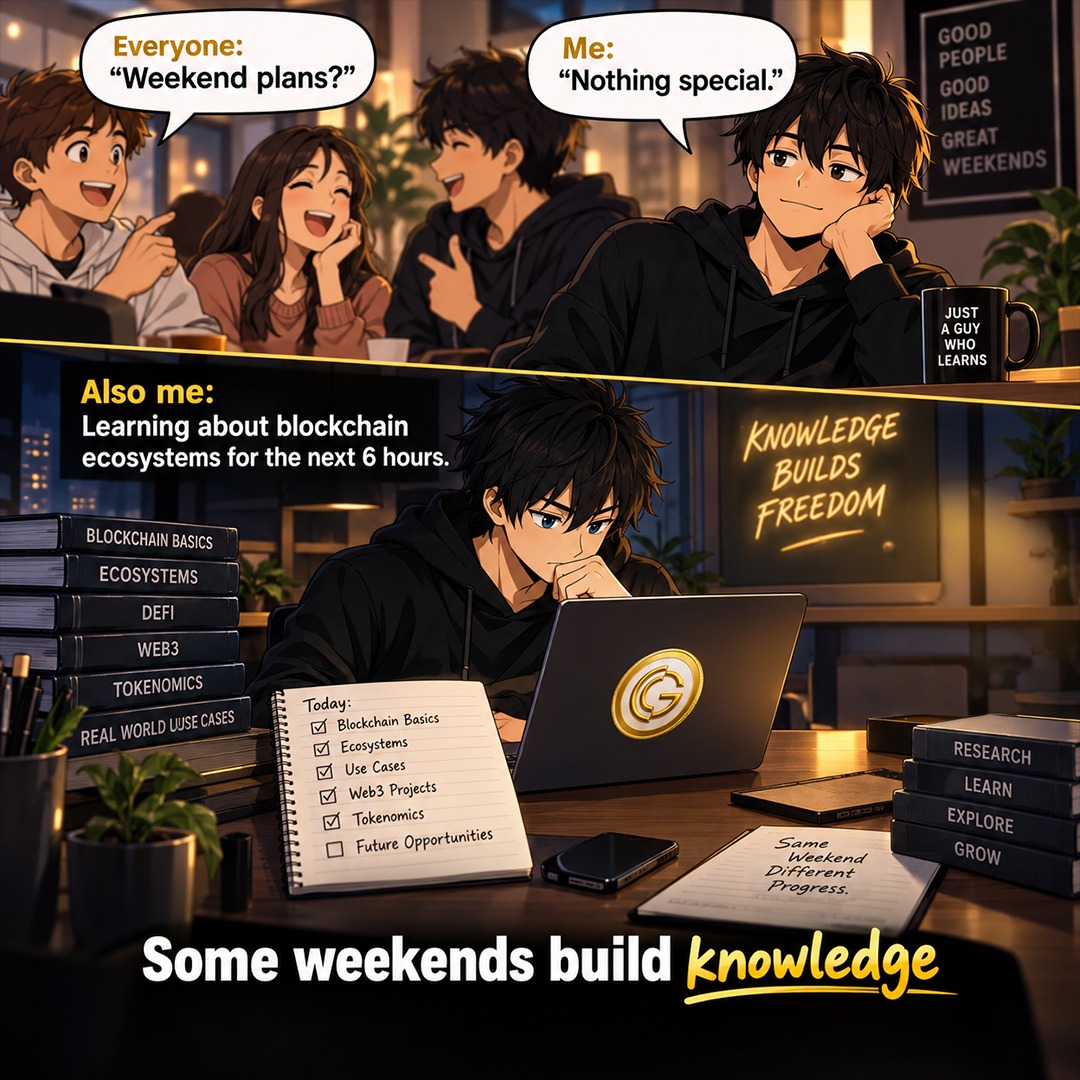 crypgpt_token's tweet photo. π Everyone: βWeekend plans?β
Me: βNothing special.β
Also me: 6 hours deep into blockchain research. π€π»
Some weekends are for fun.
Some are for building knowledge. π
#CrypGPT #Crypto #Blockchain #Web3 #CryptoEducation #LearnCrypto #BlockchainEducation #CryptoCommunity https://t.co/zbsbMcio1s