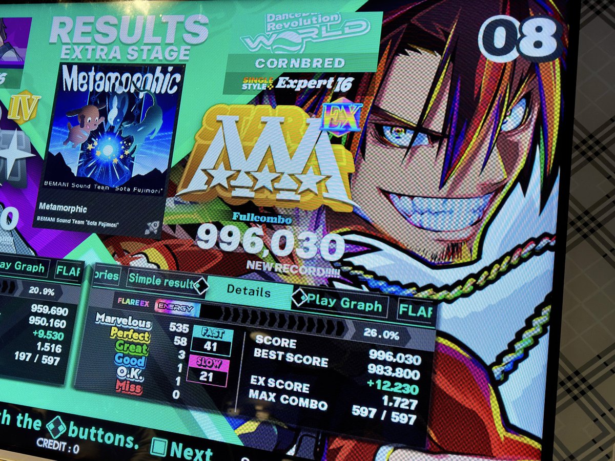 CornbreadTTV's tweet photo. I was popping off on the DDR machine yesterday 👀
16 PFC incoming very soon 💪
#DDR #DDRWorld #DanceDanceRevolution https://t.co/sd1ACJCoxV