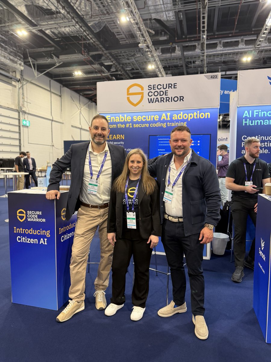 SecCodeWarrior's tweet photo. Stop AI software risk at the source. That was the convo all week in London at #GartnerSEC. Thanks to all those who stopped by! AI may write code, but skill secures it. SCW helps devs review AI-generated code with confidence &amp; measure real behavior change. Message us to learn more https://t.co/JBP4liBNlS