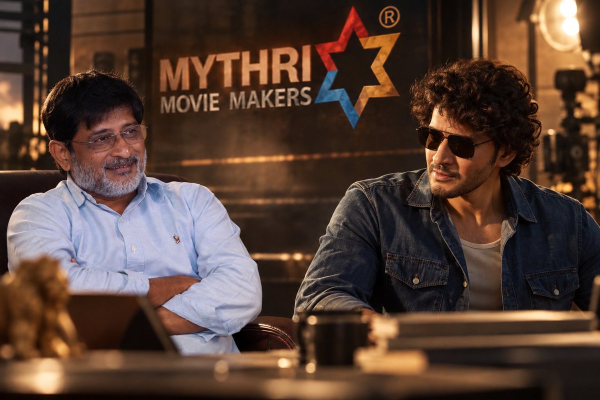 ftnewsdaily's tweet photo. EXCLUSIVE 

A BIG collaboration could be brewing for #MaheshBabu! 👀

#MythriMovieMakers has reportedly approached the Superstar with a substantial offer and advance for another ambitious big-budget project with a top director. 💰🎬

The project is being planned after the release of #Varanasi — meaning another major Mahesh Babu project could already be taking shape behind the scenes. 🔥📈

Big plans. Bigger scale 👑

#MaheshBabu #MythriMovieMakers #Varanasi
