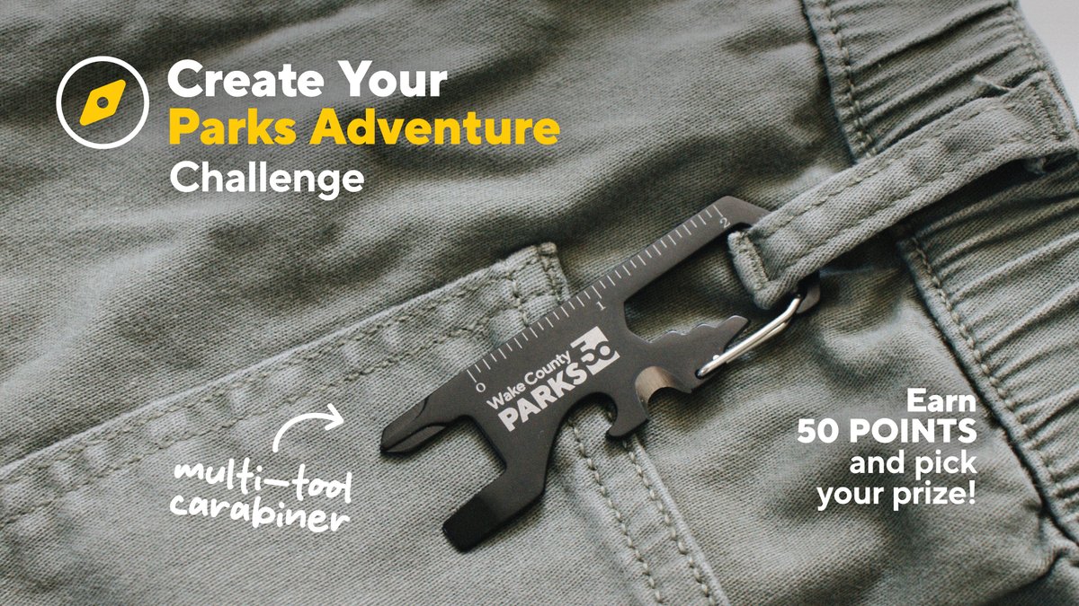 WakeGOV's tweet photo. We're celebrating 50 years of @WakeGovParks! 🎉

Celebrate with us and join our Create Your Parks Adventure Challenge. Here's how:

1️⃣ Download the tracker or pick one up at a park or preserve
2️⃣ Go on your own adventure
3️⃣ Earn 10 points per visit and collect 50 points to win a prize

Learn more at https://t.co/FWKtgh8r5E

#WakeParks50