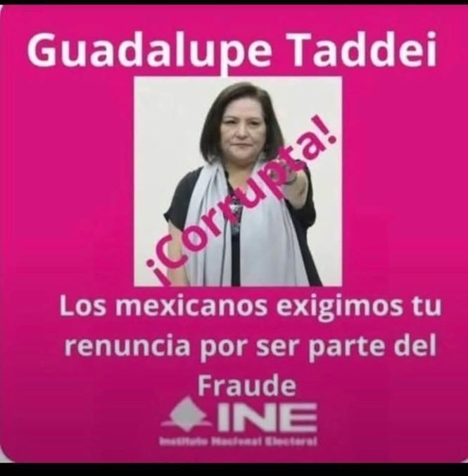 HCasiraghi's tweet photo. FUERA GPE TADDEI POR SER IRRESPONSABLE DE SU CARGO, BAILA AL SON QUE LE TOCA LA ILEGÍTIMA SHEINBAUM Y ESTA A SU VEZ AL NARCOPRESIDENTE LÓPEZ https://t.co/ruA6Qc0WeB