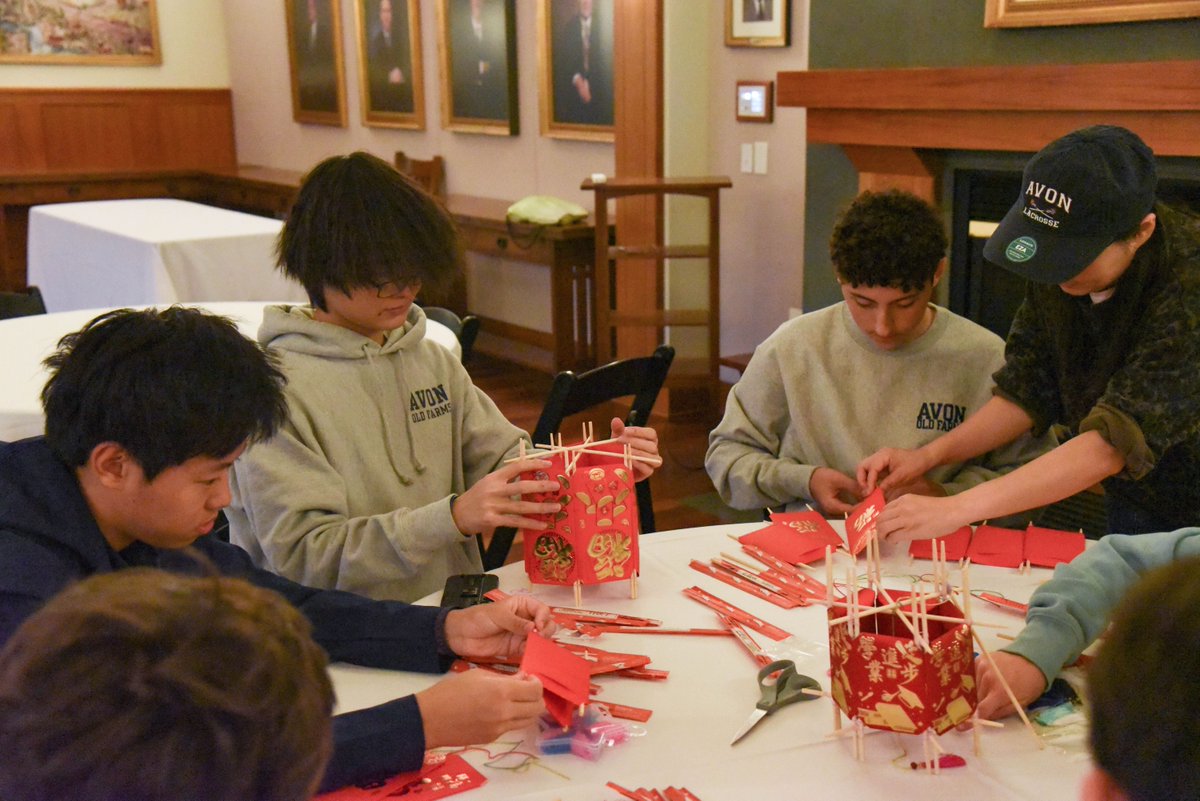 avonoldfarms's tweet photo. Last night, we had a Mid-Autumn Festival celebration on campus complete with traditional Chinese board games, crafts, and mooncakes!  
#AvonOldFarms #StudentLife #MidAutumnFestival https://t.co/ZZ4aUy3q8n