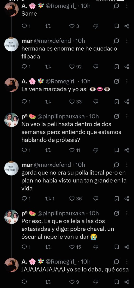 Clonazepamers's tweet photo. Hacen un supuesto peliculón llamado La Bola Negra, que va de la homofobia en tiempos de la guerra civil y tal, y tienes a todas las femis y 🏳️‍🌈 hablando del rabo de un actor😭

¿Os imagináis la que se liaría si los hombres habláramos así de las peras de una actriz?
Nos encierran. https://t.co/Ww6liChUcz