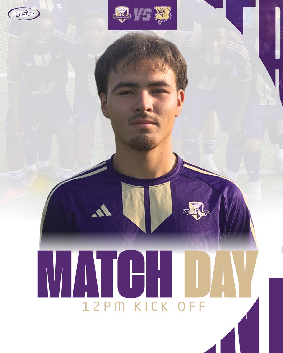 Purples_Soccer's tweet photo. MATCH DAY.
BGHS vs Male HS  
12:00 PM | The Pit
Saturday at home. 🟣
#GoPurples #BGHS https://t.co/eas09XUcQO