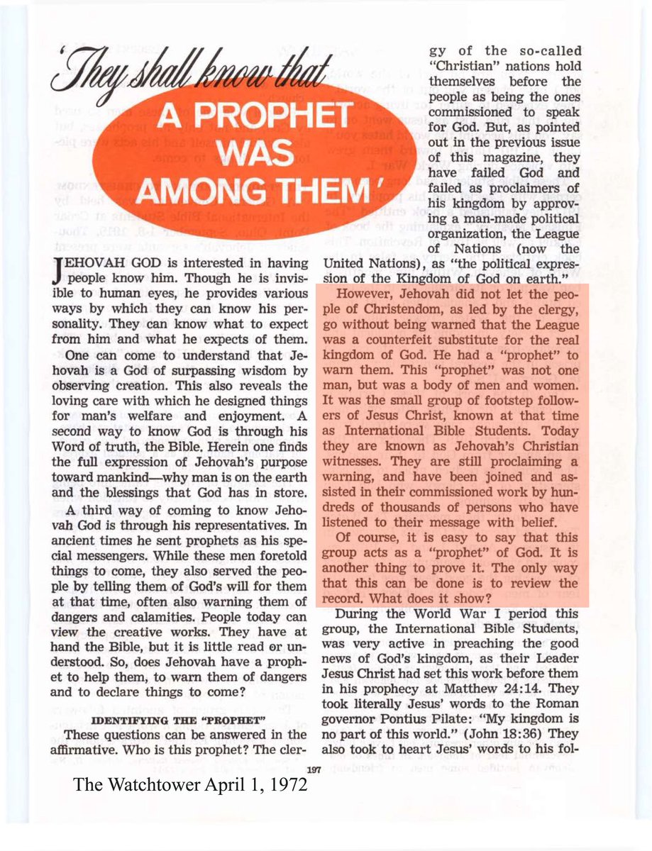 Jerome16235677's tweet photo. So they do claim to be prophets! https://t.co/tBPptZqdeB