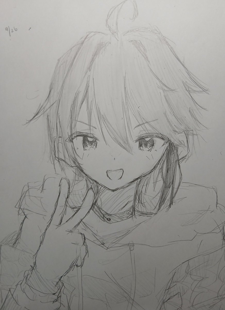 5tTtei's tweet photo. あっきーな描いた！
#さ絵ぐさ　#イラスト https://t.co/UPhEIfxGMs