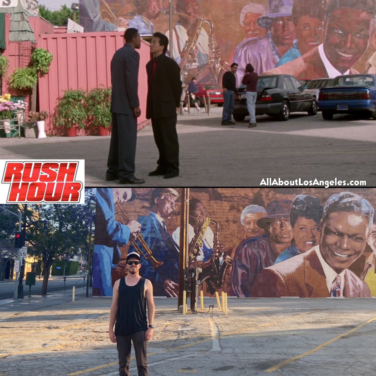 VeterinaryMedCA's tweet photo. صورة من ALL ABOUT LOS ANGELES في Capitol Records مع كريس تاكر وجاكي شان. قد تكون صورة لنص يقول: «RUSH HOUR» https://t.co/jrHRzb2rDV