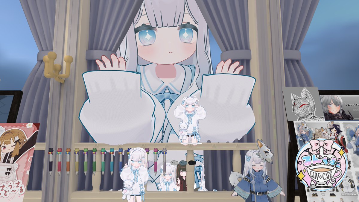 SHINA3_VR's tweet photo. るんかふぇのゆめみるちゃんリニューアル祭行ってきました！
リニューアル前も可愛かったけど、もっと可愛くなってる！
三姉妹みんな雰囲気違ってかわいいよね～欲しい～！
#くるるんキッズ
#ゆめみる3D
#るんかふぇ https://t.co/OCuwUQrAs4