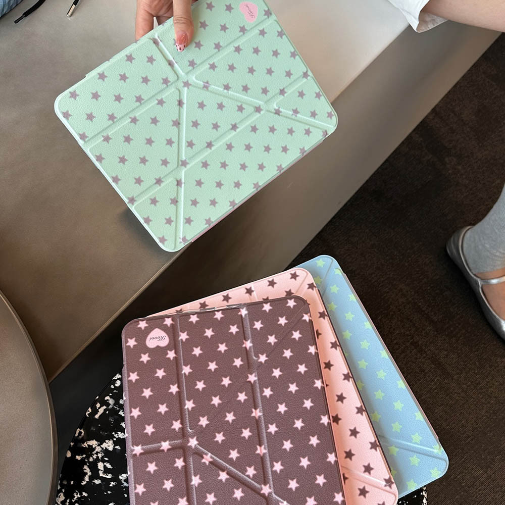 ywaupb's tweet photo. ป้ายยาเคส iPad ลายดาวสุดคิ้วท์ ⭐️ 
ตัวจริงน้องน่ารักมาก สีละมุนใจสุดๆ ตั้งได้หลายระดับ ใช้งานสะดวกแถมใจเจิมความสดใสให้โต๊ะทำงานขึ้นเป็นกองเลย ใครสายหวานสายเกาหลีต้องมีแล้วนะ 💖✨
#รีวิว #รีวิวสินค้า #รีวิวของใช้ #ของแต่งบ้าน #Shopee #fyp #fy #feed #ฟีด #ShopeeAffiliate https://t.co/CS8ZQszQgn
