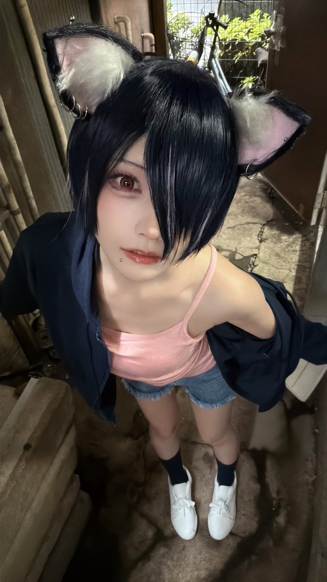 lv_moe's tweet photo. #0926にゃがみ原 ハメねこ コスプレ https://t.co/oLMc3nAKqw