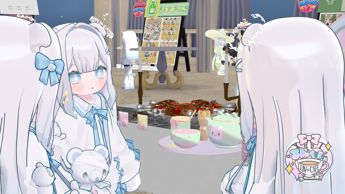 SHINA3_VR's tweet photo. るんかふぇのゆめみるちゃんリニューアル祭行ってきました！
リニューアル前も可愛かったけど、もっと可愛くなってる！
三姉妹みんな雰囲気違ってかわいいよね～欲しい～！
#くるるんキッズ
#ゆめみる3D
#るんかふぇ https://t.co/OCuwUQrAs4