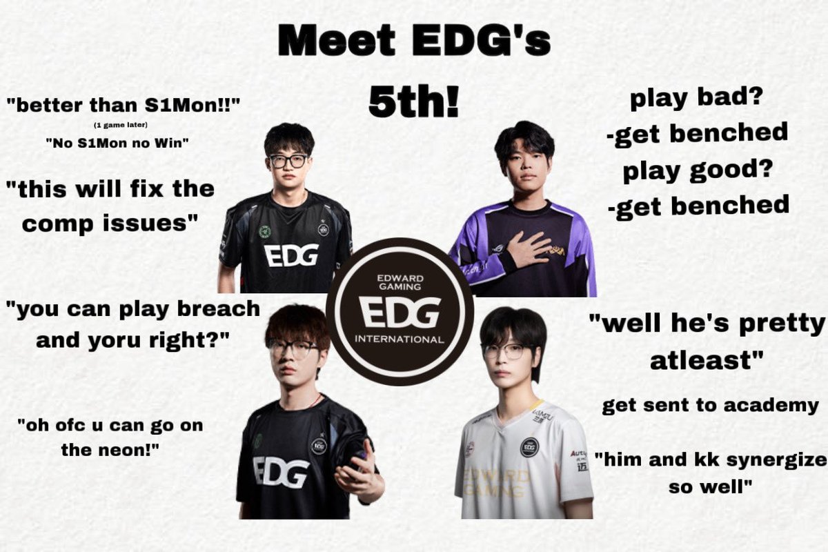 edgjiayou's tweet photo. Welcome to EDG https://t.co/32fG92puc9