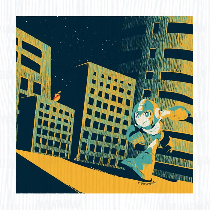 popopoyata's tweet photo. #本家ロックマン版深夜の真剣お絵描き60分一本勝負 https://t.co/sD4RgwIX0Z